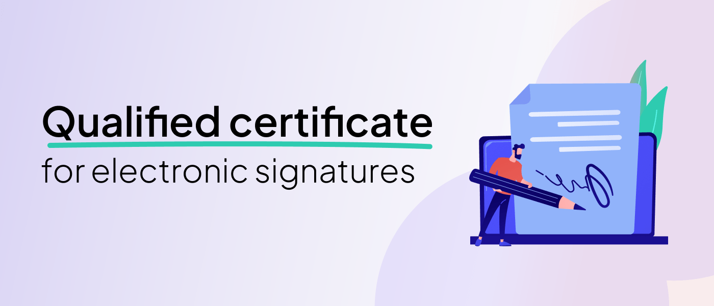 What is a qualified certificate for electronic signatures in the EU? How is it applicable to financial services?