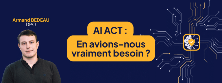 bannière de l'événement AI act